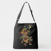 Ehecatl Maya Art Tas of Crossbody Bag (Achterkant)