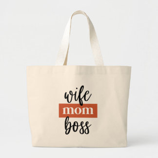 Ehefrau Mutter Chefin Grote Tote Bag