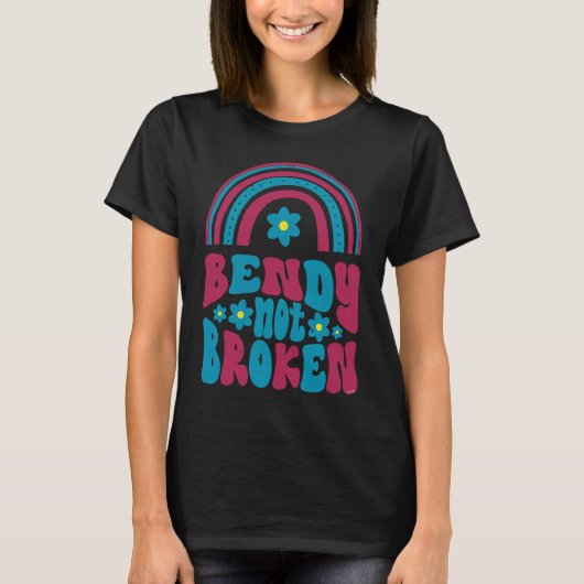 Ehlers Danlos Awareness Bendy Not Broken T-shirt (Voorkant)