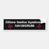 Ehlers-Danlos Awareness Butterfly Bumperstickers (Voorkant)