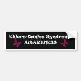 Ehlers-Danlos Awareness Butterfly Bumperstickers