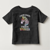 Ehlers Danlos Awareness Gift EDS Warrior Zebra Kinder Shirts (Voorkant)