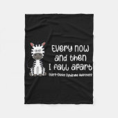 Ehlers Danlos Bewustzijn - zo nu en dan val ik Fleece Deken (Voorkant)