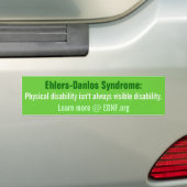 Ehlers-Danlos (EDS) EDNF.org Bumpersticker (Op auto)