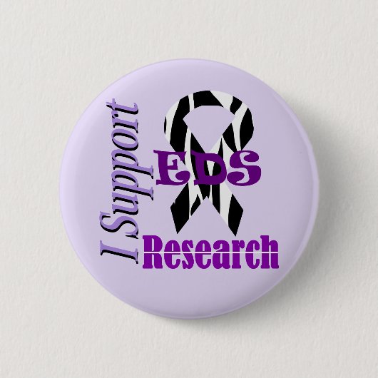 Ehlers Danlos EDS Research Supporter Ronde Button 5,7 Cm (Voorkant)
