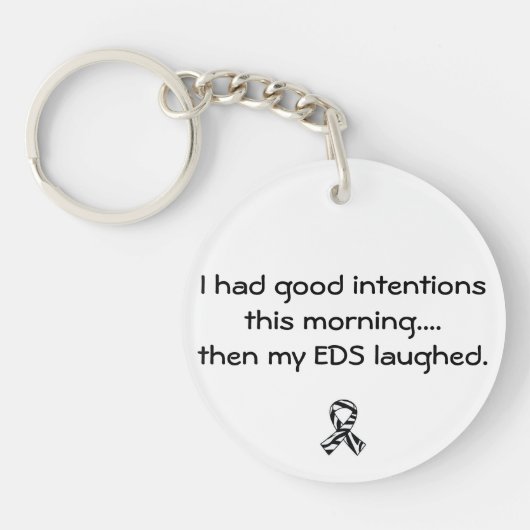 Ehlers Danlos Laughed Sleutelhanger (Voorkant)