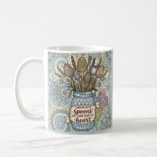 Ehlers Danlos Spoonie Personalized Mug Koffiemok (Links)