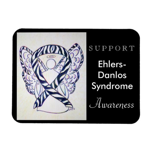 Ehlers-Danlos Syndrome Awareness Angel Magnet Magneet (Horizontaal)
