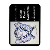 Ehlers-Danlos Syndrome Awareness Angel Magnet Magneet (Verticaal)