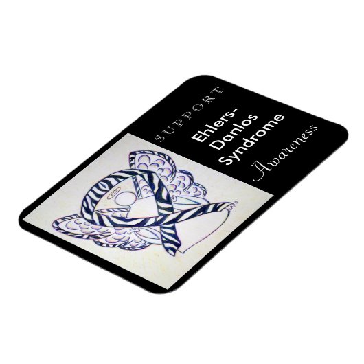 Ehlers-Danlos Syndrome Awareness Angel Magnet Magneet (Linkerzijde)
