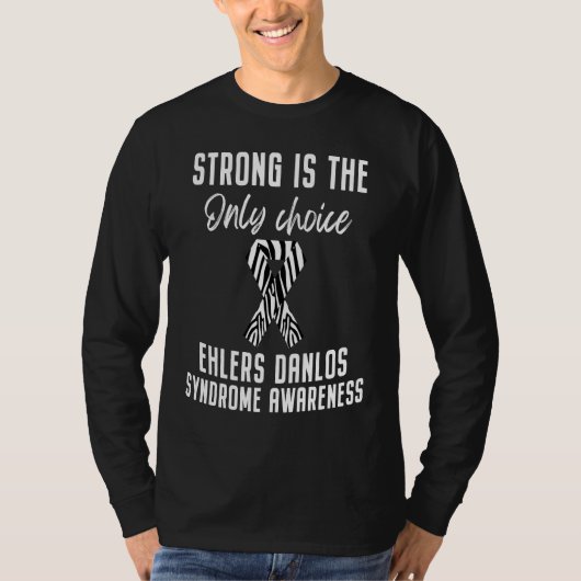 Ehlers Danlos Syndrome Awareness Choice Warrior Su T-shirt (Voorkant)