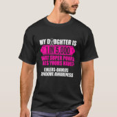 Ehlers Danlos Syndrome Awareness Daughter Warrior T-shirt (Voorkant)