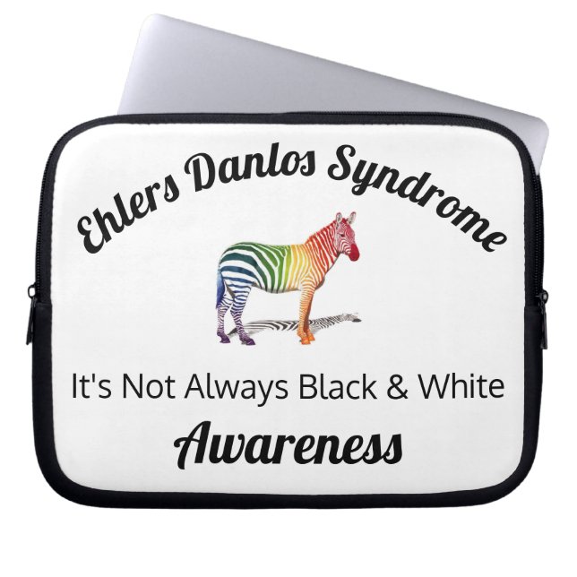 Ehlers Danlos Syndrome Awareness Laptop Slaper Laptop Sleeve (Voorkant)