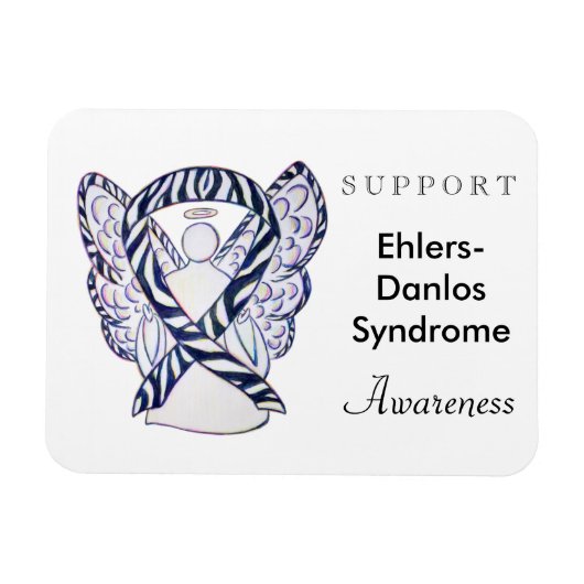 Ehlers-Danlos Syndrome Awareness Ribbon Magnets Magneet (Horizontaal)