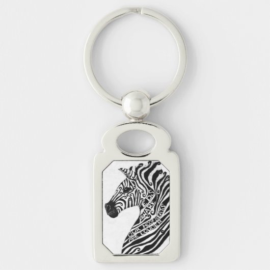 Ehlers Danlos Syndrome Awareness Sleutelhanger (Voorkant)