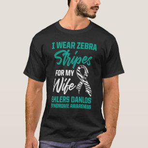 Ehlers Danlos Syndrome Awareness Wife Warrior Surv T-shirt