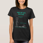 Ehlers Danlos Syndrome Life with EDS - Spoonie T-shirt (Voorkant)