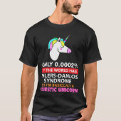 Ehlers Danlos Syndrome - Majestic Unicorn T-shirt (Voorkant)