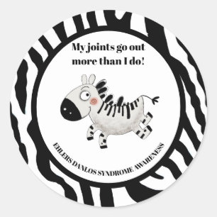 Ehlers Danlos Syndrome Ronde Sticker