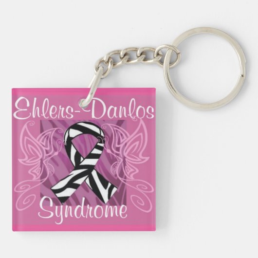 "Ehlers-Danlos Syndrome" Sleutelhanger (Achterkant)