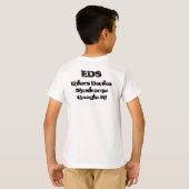 Ehlers Danlos Syndrome - Zebra Kinderen T-Shirt (Achterkant volledig)