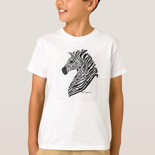 Ehlers Danlos Syndrome - Zebra Kinderen T-Shirt (Voorkant)