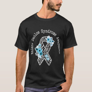 Ehlers Danlos-syndroom bewustzijn EDS Zibra-lint T-shirt