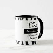 Ehlers-Danlos-syndroom EDS-bewustzijn Koffie-Mok Mok (Voorkant rechts)