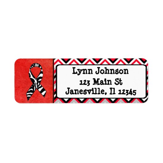 Ehlers-Danlos syndroom EDS Return Address Label (Voorkant)