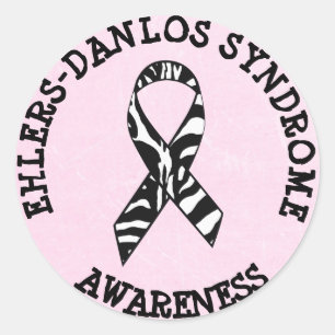 Ehlers-Danlos syndroom EDS Zebra STICKERS