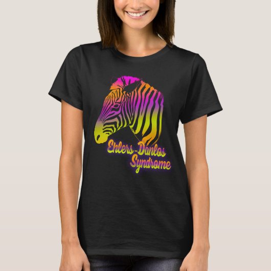 Ehlers Danlos Zebra T-shirt (Voorkant)