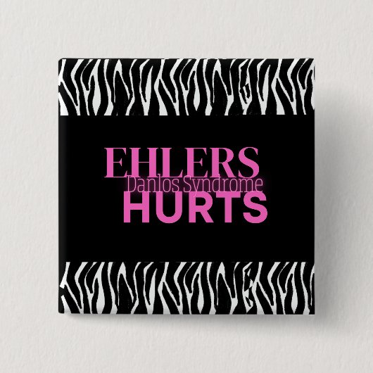 Ehlers Hurts Vierkante Button 5,1 Cm (Voorkant)