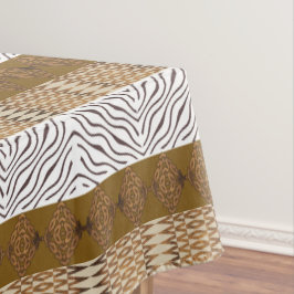 Ehnisch-Afrikaanse tribaal Geometrisch Tafelkleed