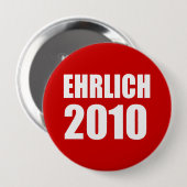 EHRLICH 2010 RONDE BUTTON 4,0 CM (Voorkant /achterkant)