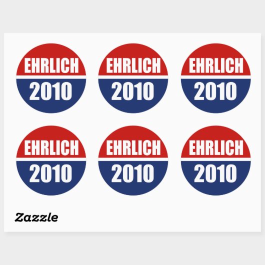 EHRLICH 2010 RONDE STICKER (Vel)