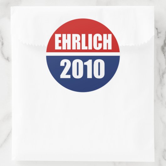 EHRLICH 2010 RONDE STICKER (Tas)