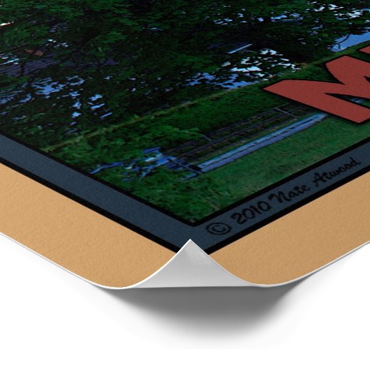 Ehrwald, Oostenrijk Poster (Hoek)