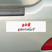 EHTheist (atheïst) Bumpersticker (Op auto)