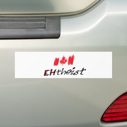 EHTheist (atheïst) Bumpersticker (Op auto)