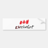 EHTheist (atheïst) Bumpersticker (Voorkant)