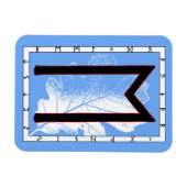 Ehwaz Viking Rune Magnet - Loyalty! Magneet (Horizontaal)