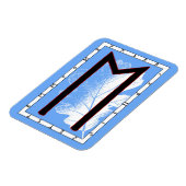 Ehwaz Viking Rune Magnet - Loyalty! Magneet (Linkerzijde)