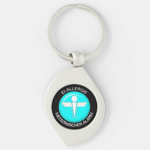 EI-ALLERGIE Medical Alert Metal Sleutelhanger