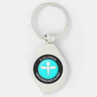 EI-ALLERGIE Medical Alert Metal Sleutelhanger