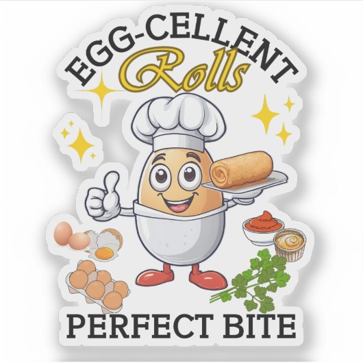 Ei-cellent Rolls Perfect Bite Sticker (Voorkant)