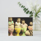 Ei Cup Babies Briefkaart (Staand voorkant)