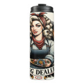 Ei Dealer - Retro Farmgirl Kip Thermosbeker (Voorkant)