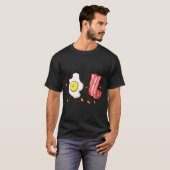 Ei en Bacon Breakfast T-shirt (Voorkant volledig)