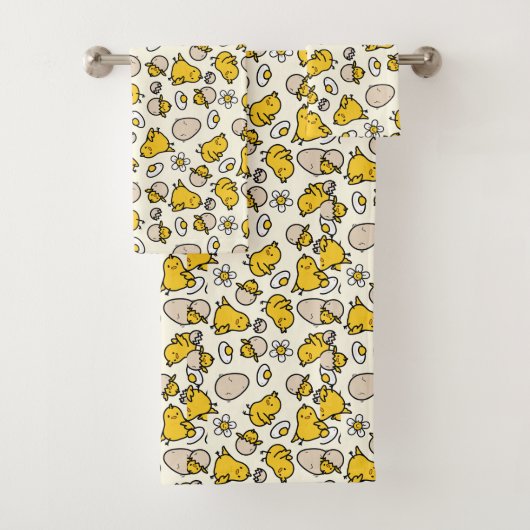 Ei en kuiken bad handdoek (Insitu)