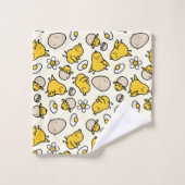 Ei en kuiken bad handdoek (Wasdoekje)